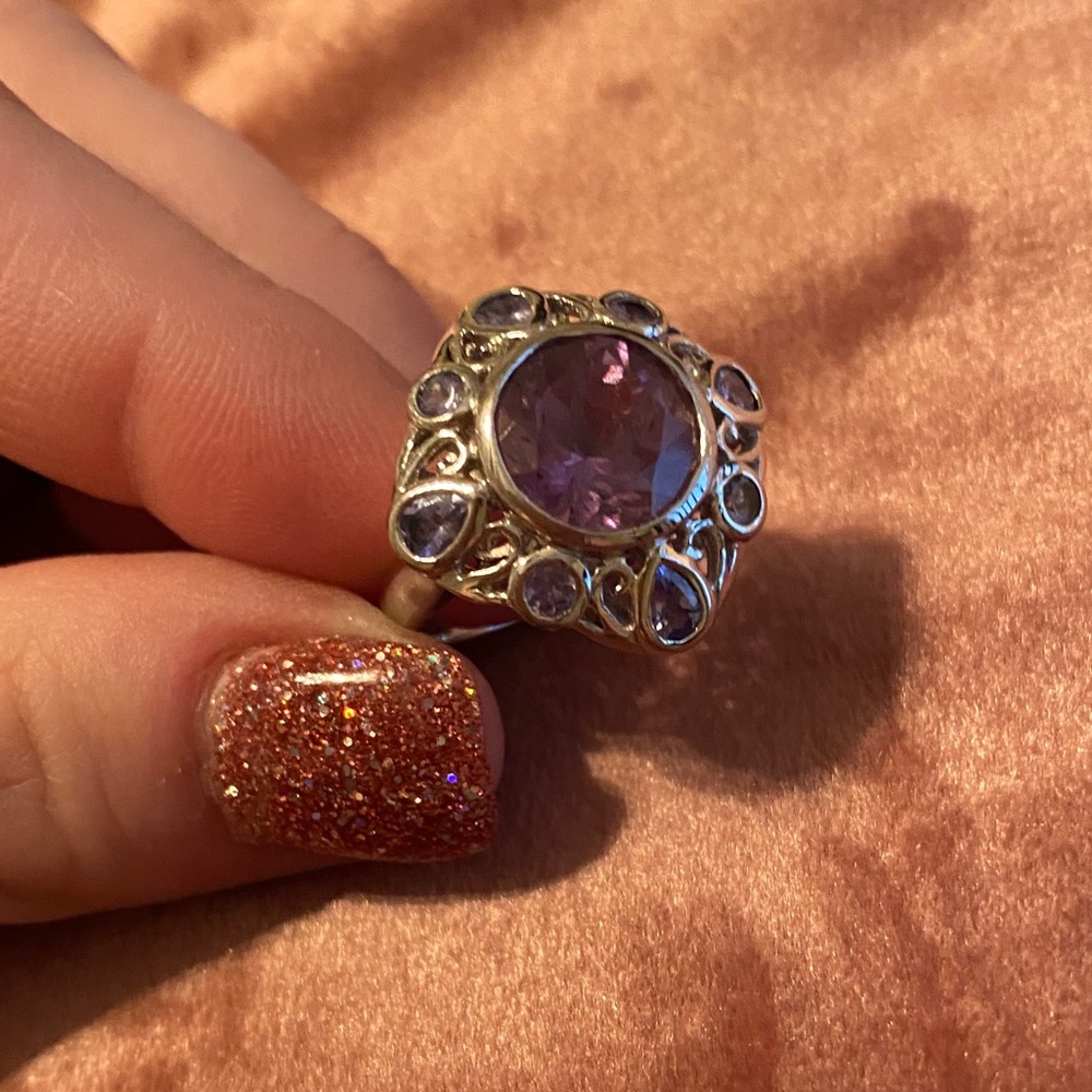 Lavender Stone Ring - Picture 3 of 3